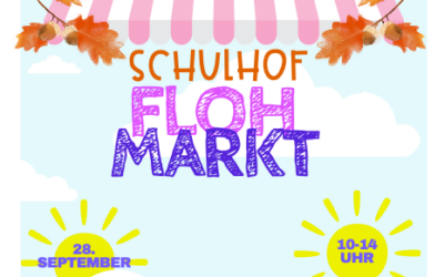 Flohmarkt auf unserem Schulhof am 28. September