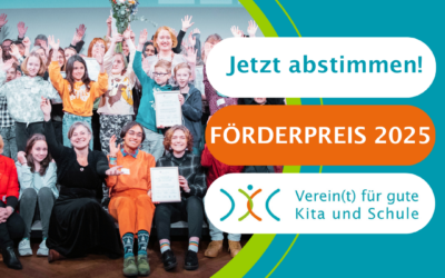 Förderpreis „Verein(t) für gute Kita und Schule“ 2025
